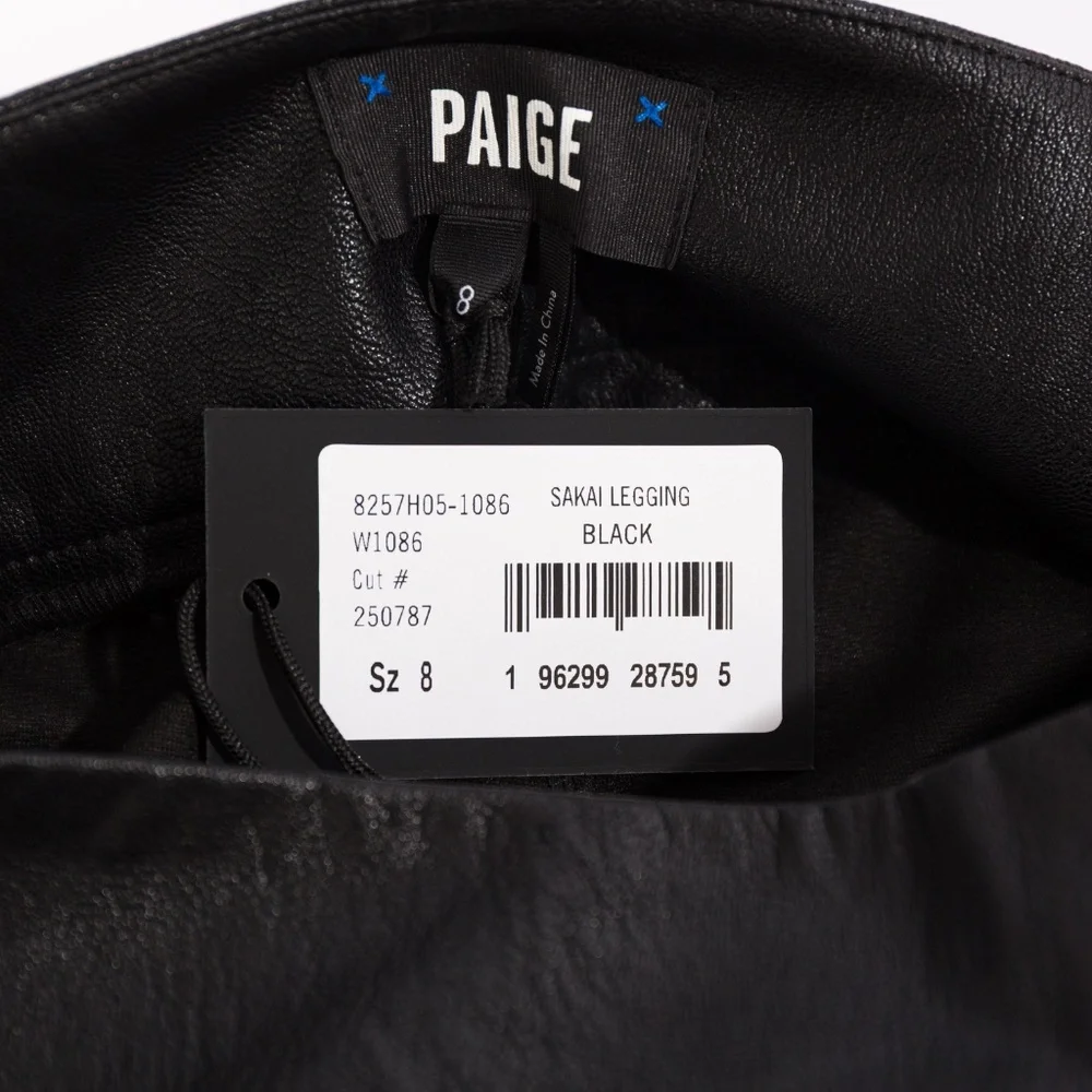 PAIGE black faux
